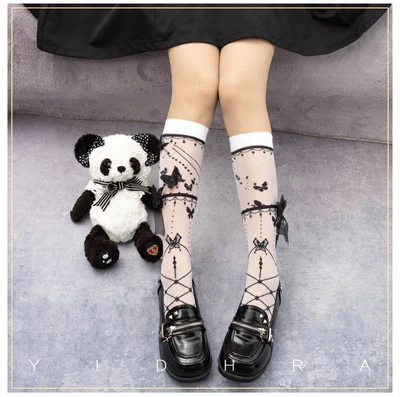 Yidhra - Wedding Night Butterfly - Kawaii Lolita Summer Tights - Image 21