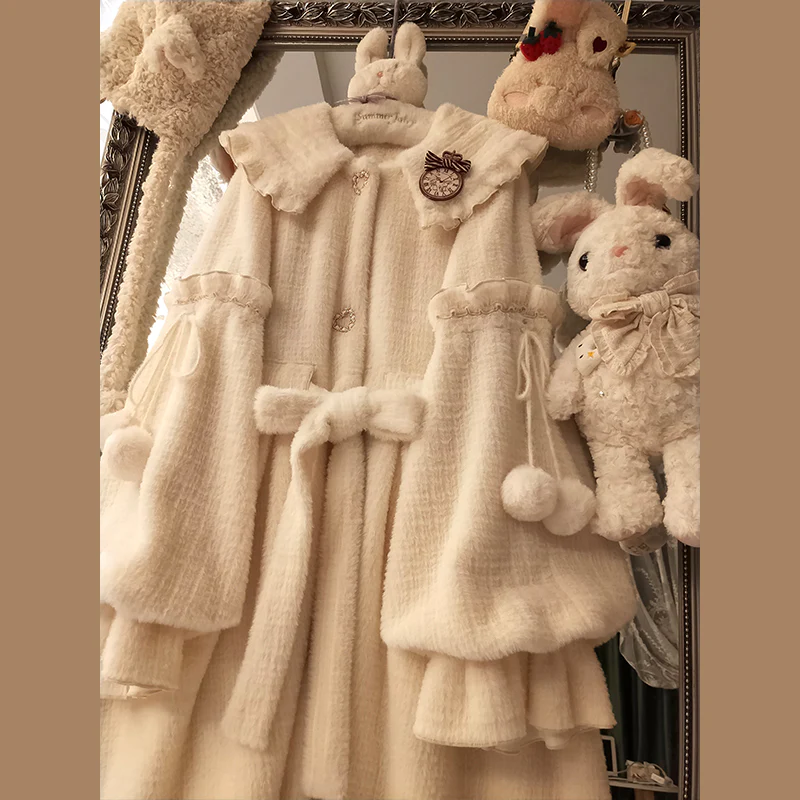 Yuansu - To Warming Sun - Kawaii Lolita Winter Coat - Image 8